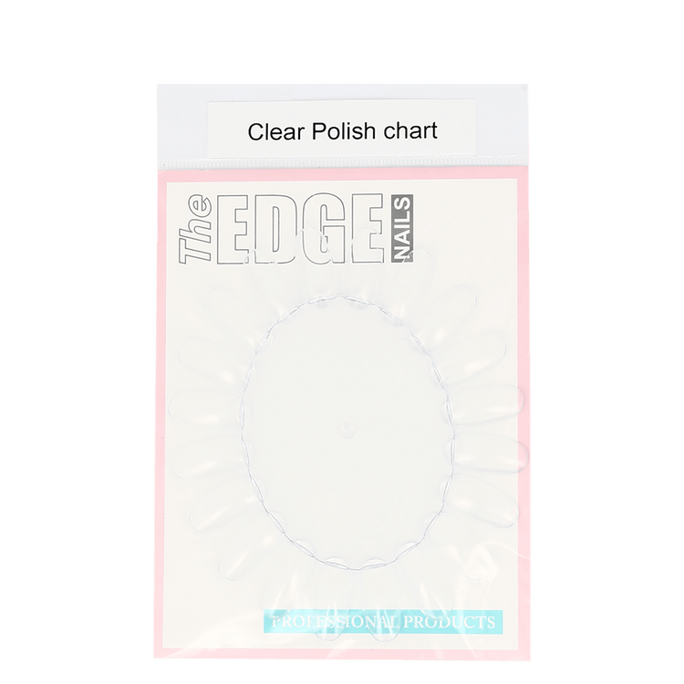 The Edge Nails Clear Polish Chart
