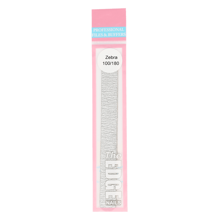 The Edge Nails Zebra File 100/180