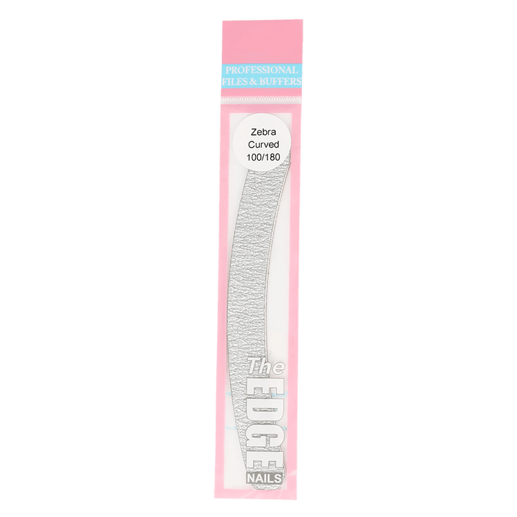 The Edge Nails Zebra Curved File 100/180