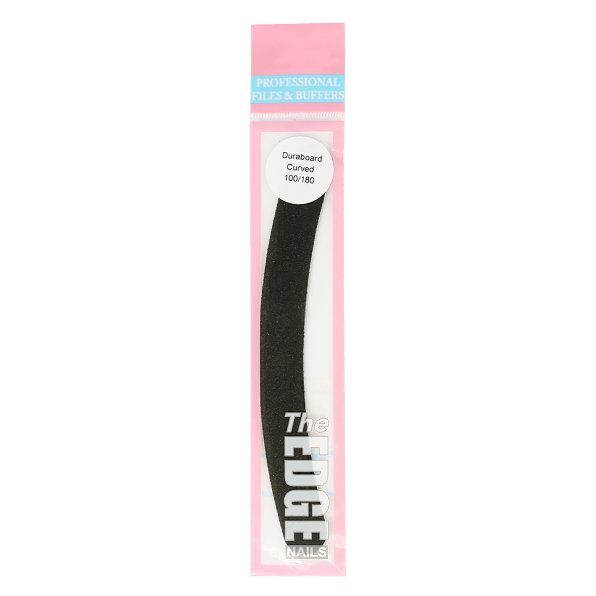 The Edge Nails Duraboard Curved File 100/180