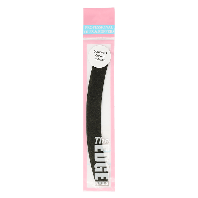 The Edge Nails Duraboard Curved File 100/180