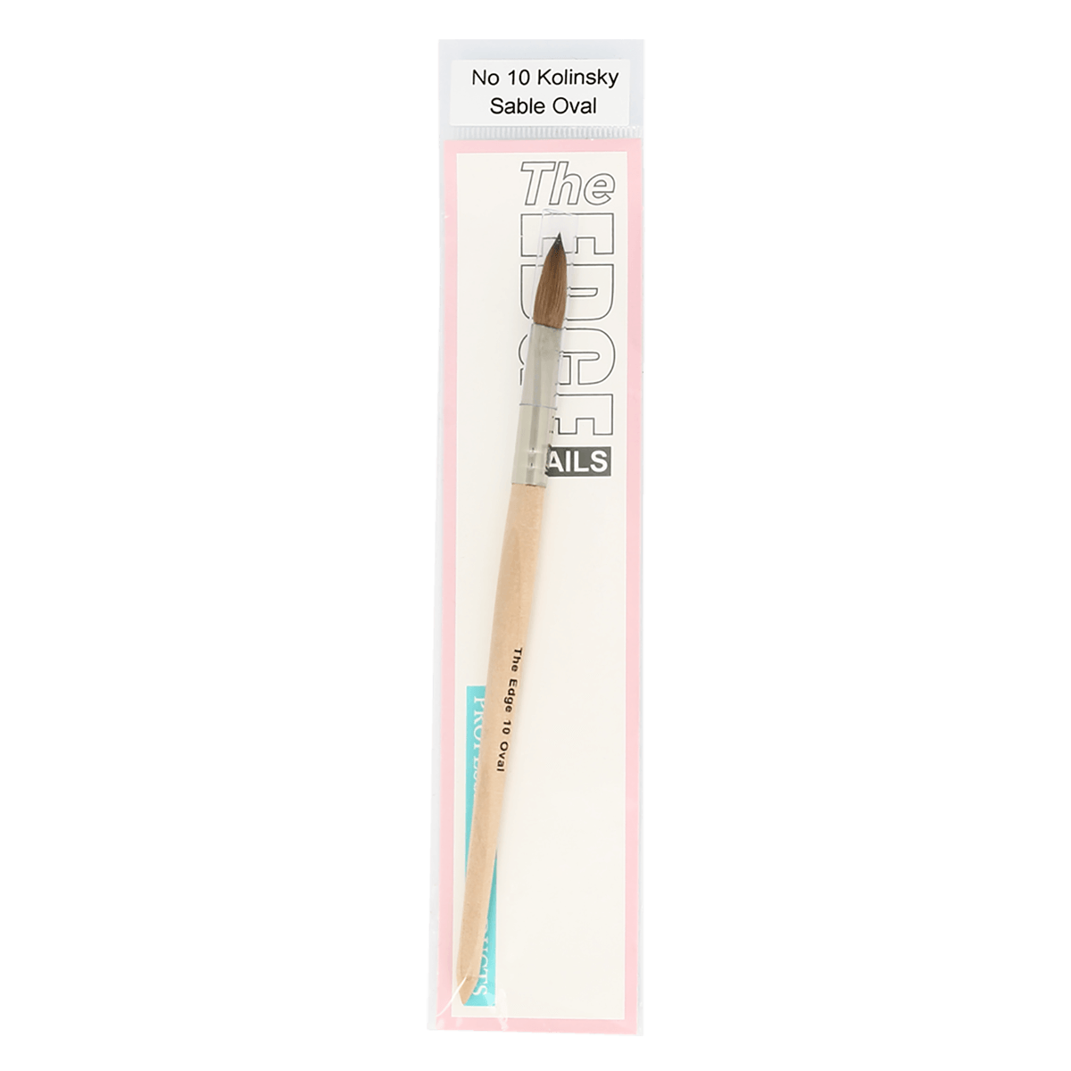 The Edge Nails No.10 Kolinsky Sable Oval Brush