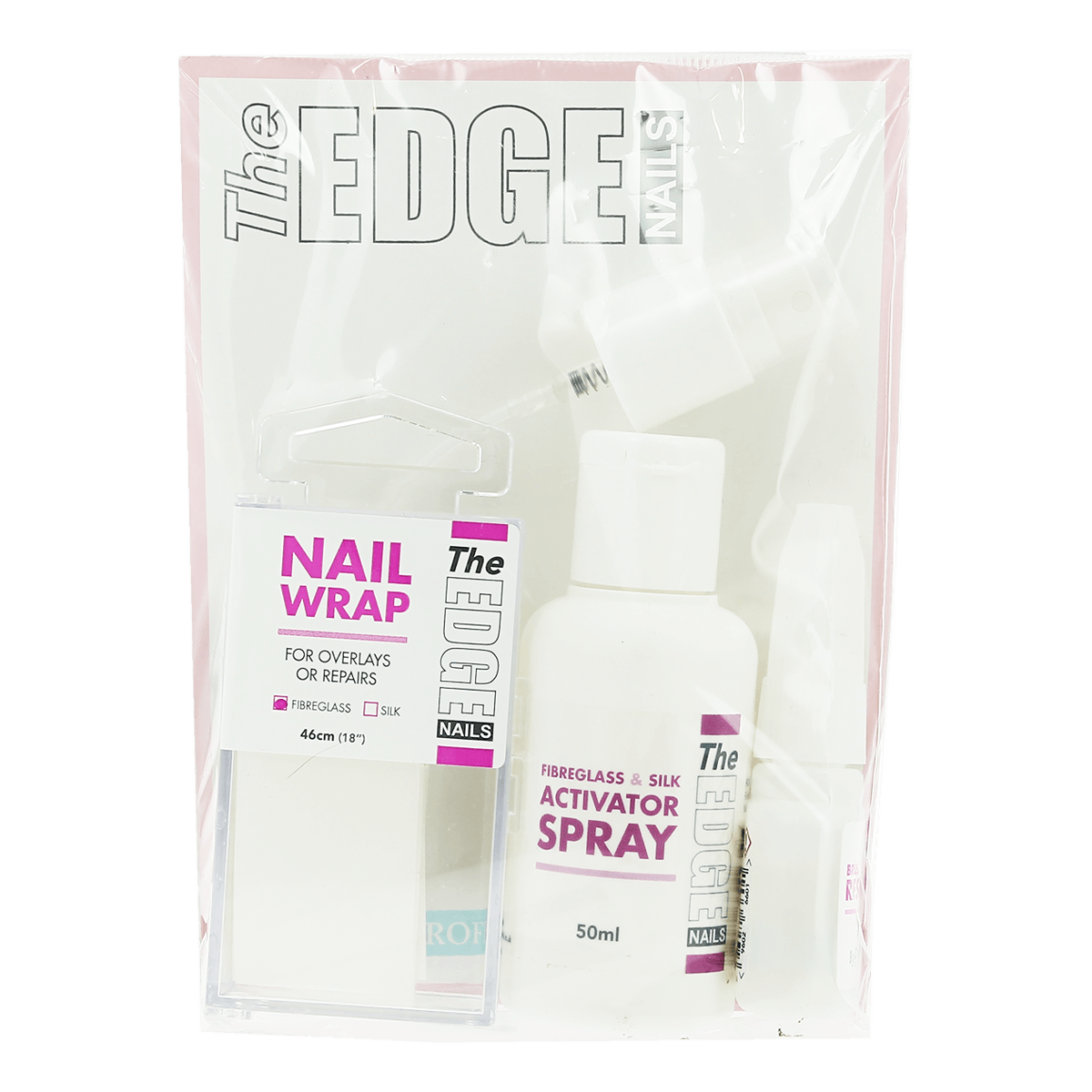 The Edge Nails Fibreglass Wrap Trial Kit