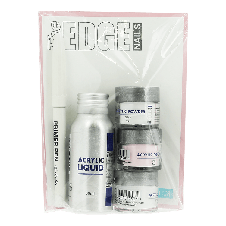 The Edge Nails Acrylic Powder and Liquid Trial Pack