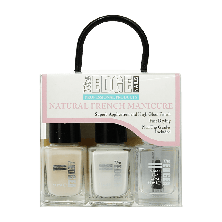 The Edge Nails Natural French Manicure Set