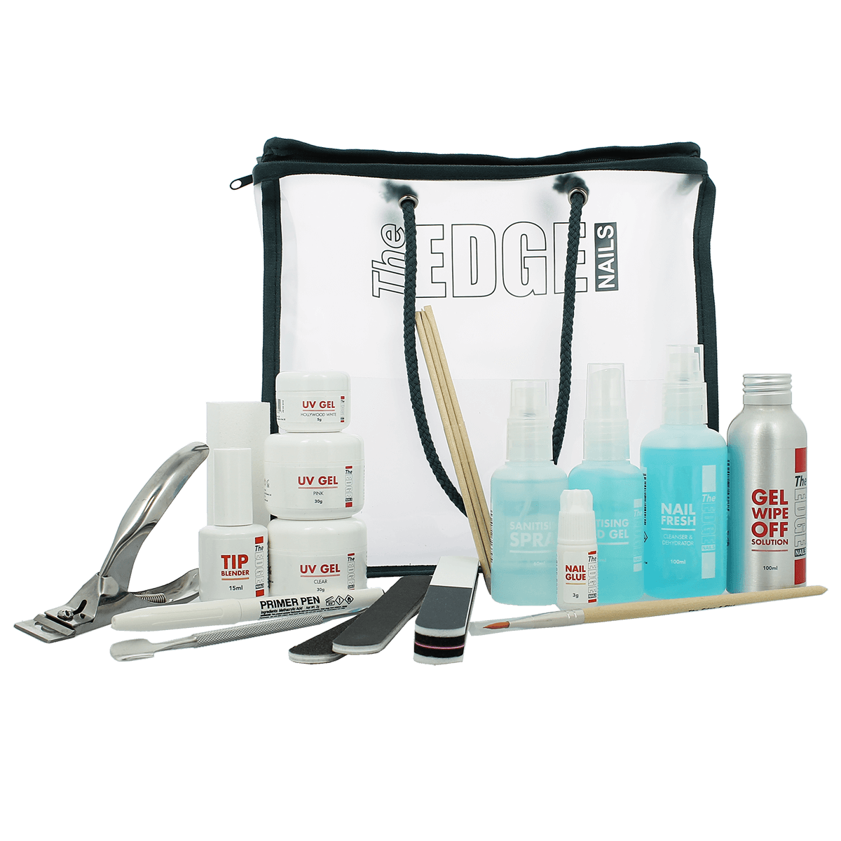 The Edge Nails 25 Piece Nail UV Gel Kit