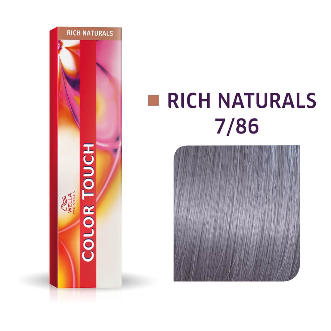 Wella Color Touch Rich Naturals 7/86 Medium Blonde/Pearl Violet 60ml