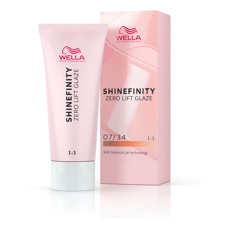 Wella Shinefinity 07/34 Medium Blonde Gold Red 60ml