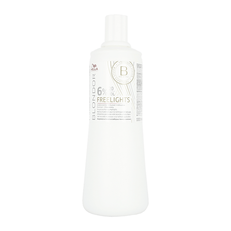 Wella Blondor Freelights Oxidant Developer 6% 20 Volume 1000ml