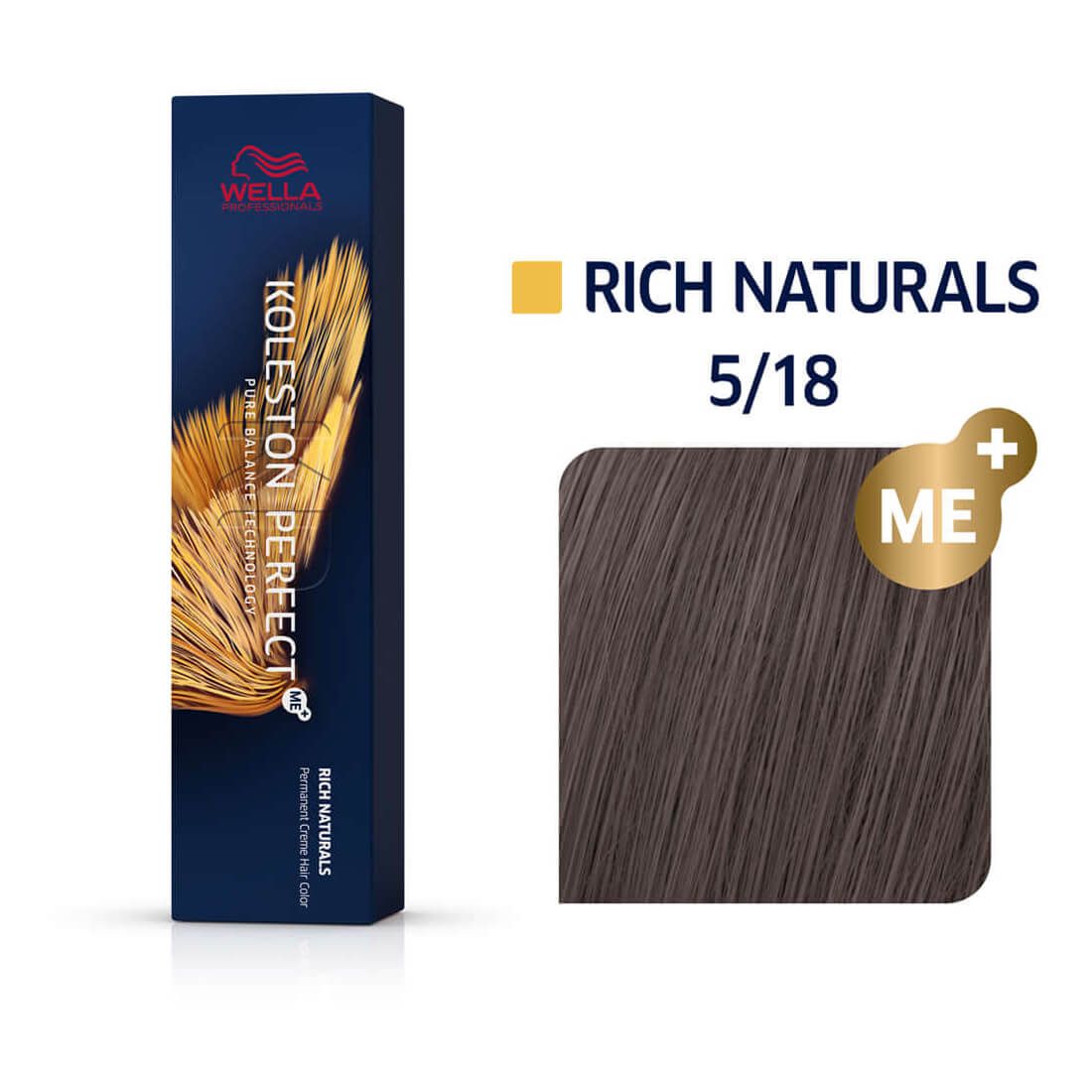 Wella Koleston Perfect Me+ Rich Naturals 5/18 Light Ash/Brunette 60ml