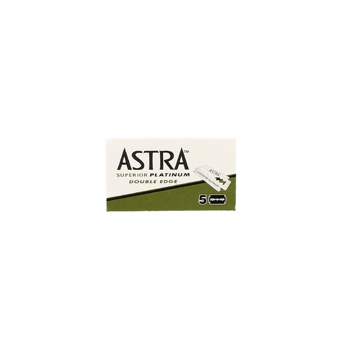 Astra Superior Platinum Double Edge Razor Blades Green (5 Blades)