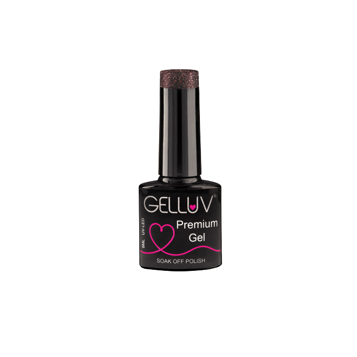 Gelluv Hot Chocolate Winter Rose Collection Gel Polish Step 3 8ml