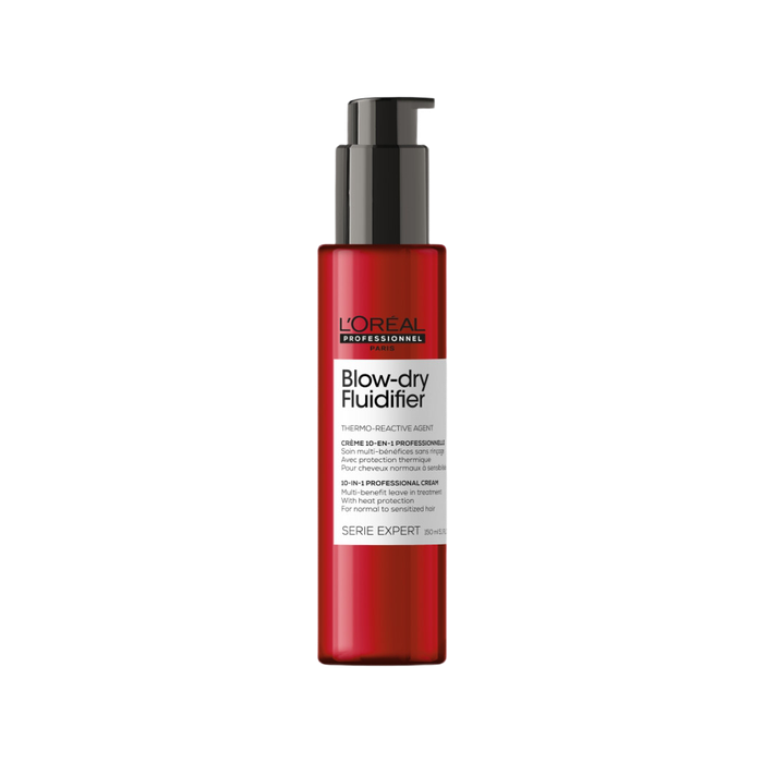 L'Oreal Serie Expert Blow-Dry Fluidifier 10-In-1 Professional Cream 150ml