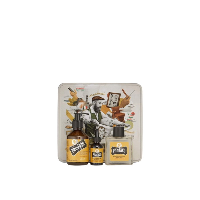 Proraso Wood & Spice Beard Care Tin