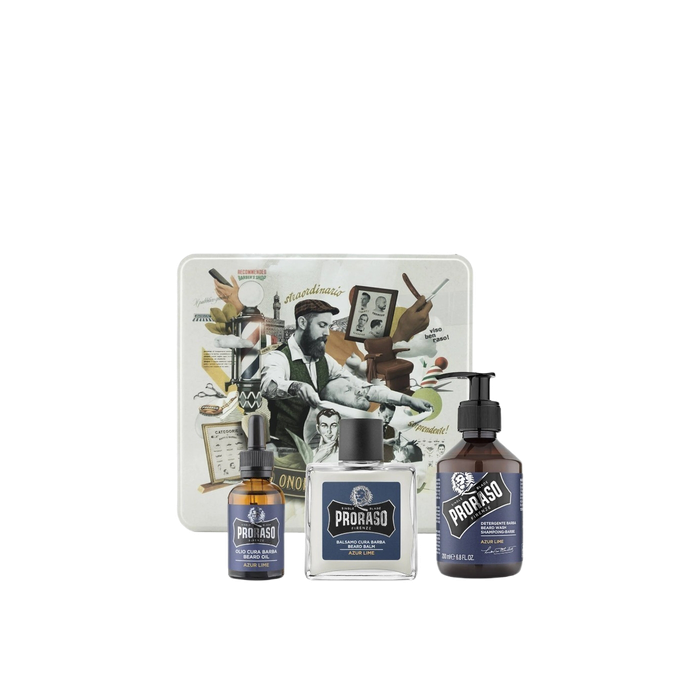 Proraso Azur Lime Beard Care Tin