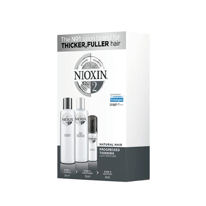 Nioxin System 2- 3 Part Kit for Natural Hair with Progressed Thinning