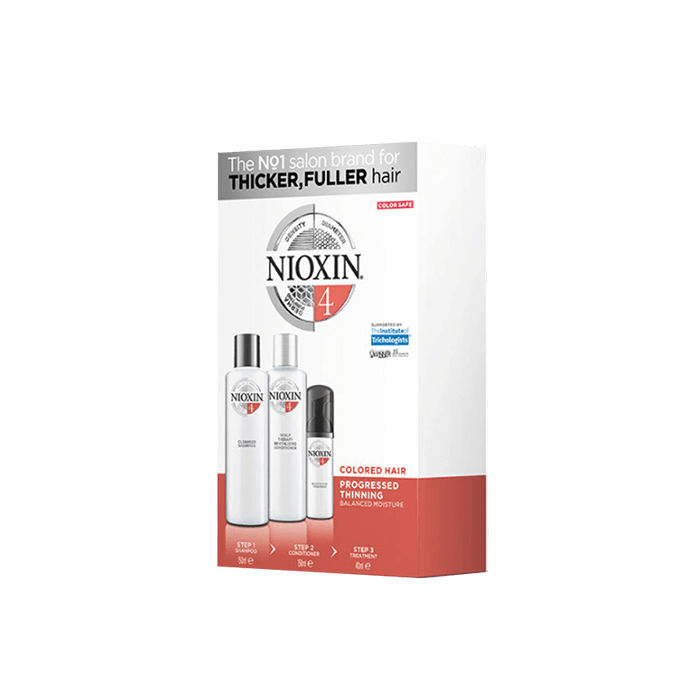 Nioxin System 4- 3 Part Kit for Colored Hair with Progressed Thinning