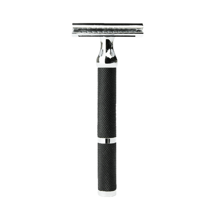 Parker 71R Black & Chrome Handle 3 Piece Safety Razor
