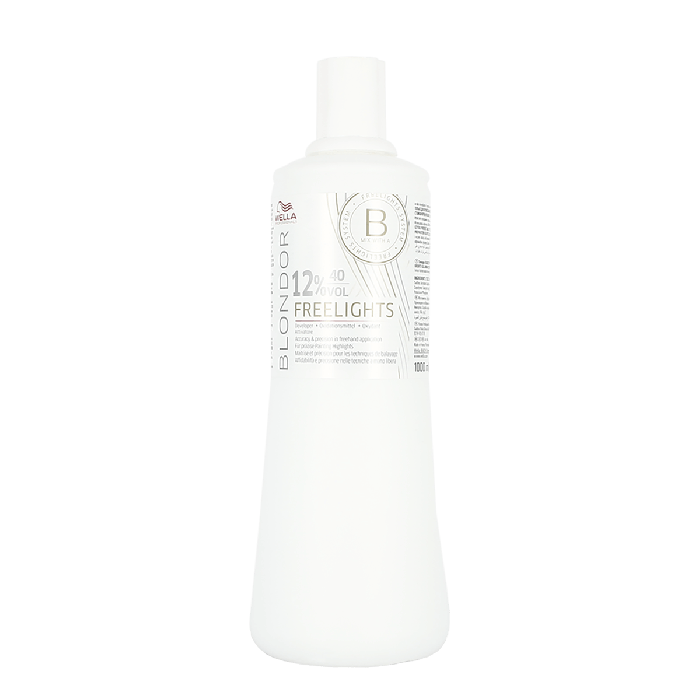 Wella Blondor Freelights Oxidant Developer 12% 40 Volume 1000ml