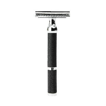 Parker 71R Black & Chrome Handle 3 Piece Safety Razor
