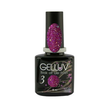 Gelluv Candy Crush Winter Rose Collection Gel Polish Step 3 8ml
