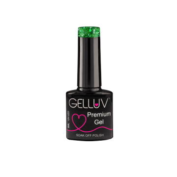 Gelluv Emerald Bow All that Glitters Collection Gel Polish 8ml