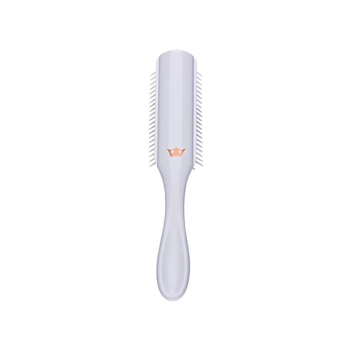 Denman D3 Brush White Rose with Gold Crown