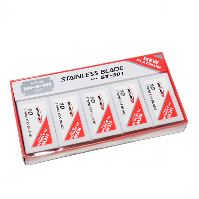 Dorco Platinum Stainless Steel DE Razor Blades ST301 100 Blades
