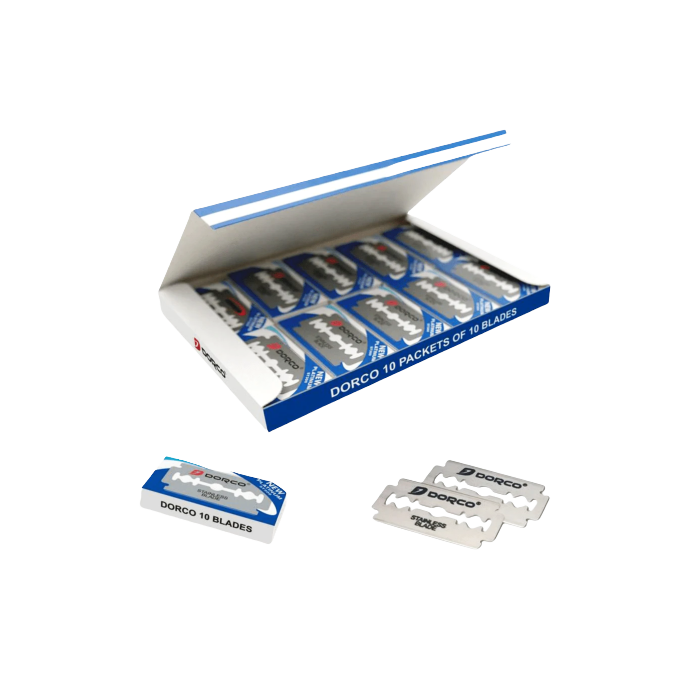 Dorco ST300 Stainless Platinum Razor Blade 100 Pack