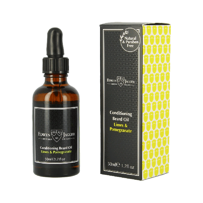 Edwin Jagger Conditioning Beard Oil Limes and Pomegranate 50ml