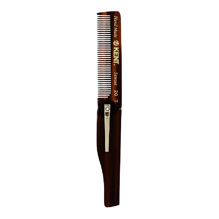 Kent 20T All Fine Folding Pocket Comb