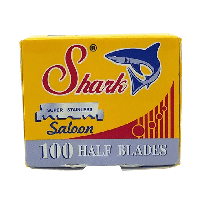 Shark Super Stainless Saloon Half Razor Blades (100 Blades)