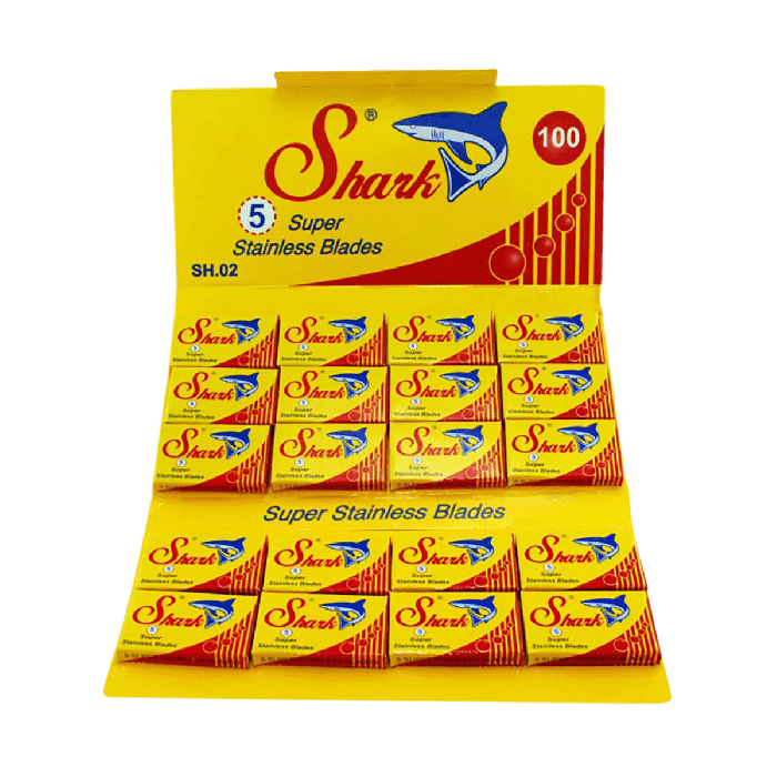 Shark Super Stainless Double Edge Razor Blades (100 Blades)